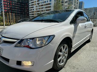 2009 Honda Civic Hybrid VIII, белый, 1200000 рублей, вид 3