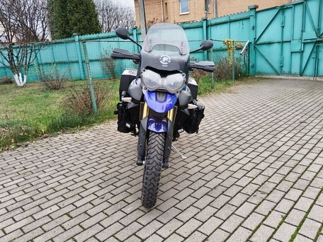 2014 Triumph Tiger 800, синий, 650000 рублей, вид 4