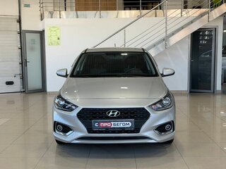 2017 Hyundai Solaris II, серебристый, 1199900 рублей, вид 3