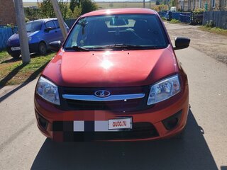 2017 Lada (ВАЗ) Granta I, красный, 630000 рублей, вид 1