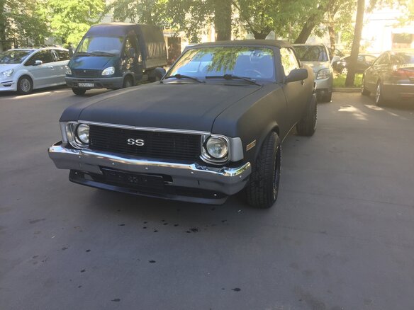 1973 Chevrolet Nova III, чёрный - вид 1