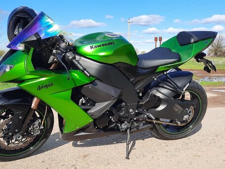 2008 Kawasaki Ninja 1000, зелёный, 780000 рублей, вид 3