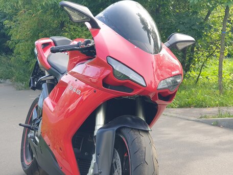 2009 Ducati 848, красный, 570000 рублей, вид 2