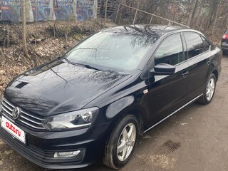 2017 Volkswagen Polo V Рестайлинг, чёрный, 1240000 рублей, вид 1