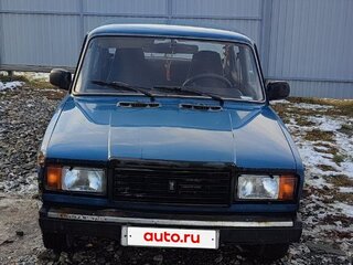 2007 Lada (ВАЗ) 2107, синий, 85000 рублей, вид 1