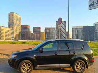 2008 Mitsubishi Outlander II, чёрный, 950000 рублей, вид 3