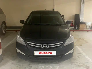 2015 Hyundai Solaris I Рестайлинг, чёрный, 830000 рублей, вид 1