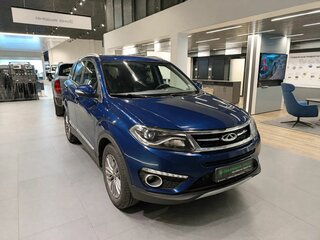 2017 Chery Tiggo 5 I Рестайлинг, синий, 1099000 рублей, вид 1
