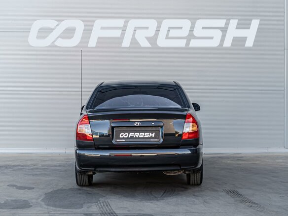 2007 Hyundai Accent ТагАЗ II, чёрный, 430000 рублей - вид 3