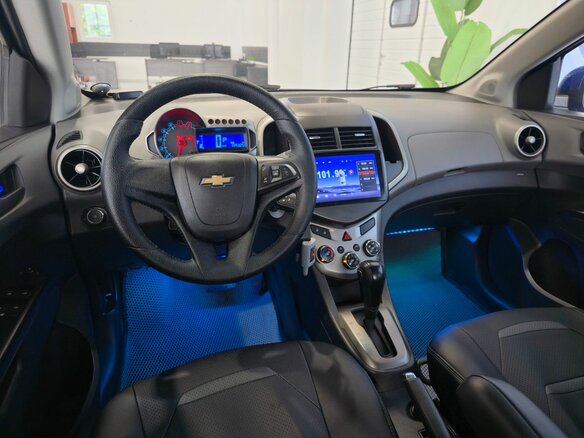 2012 Chevrolet Aveo II, синий, 849000 рублей - вид 15