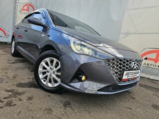 2021 Hyundai Solaris II Рестайлинг, серый, 1419000 рублей, вид 4