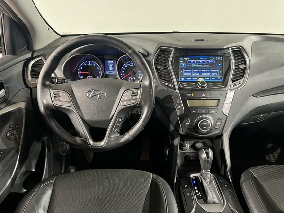 2014 Hyundai Santa Fe III, серый - вид 9
