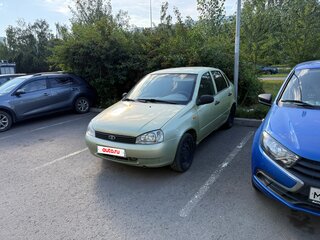 2006 Lada (ВАЗ) Kalina I, зелёный, 120000 рублей, вид 1