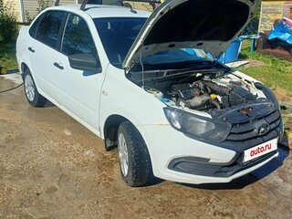 2019 Lada (ВАЗ) Granta I Рестайлинг, белый, 470000 рублей, вид 3