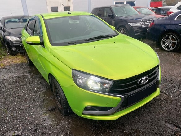 2016 Lada (ВАЗ) Vesta I, зелёный, 552000 рублей - вид 1