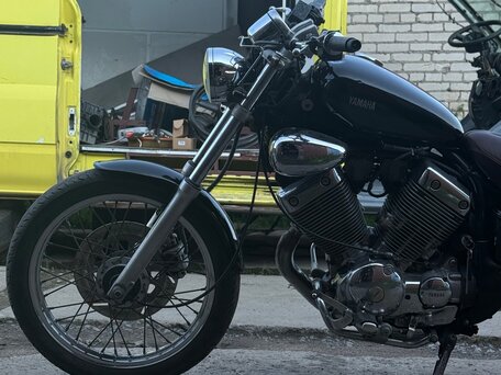 1992 Yamaha XV400 Virago, чёрный, 205000 рублей, вид 4
