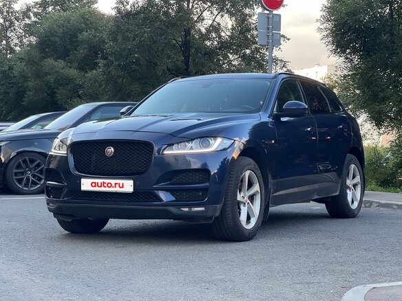 2019 Jaguar F-Pace I, синий, 2550000 рублей