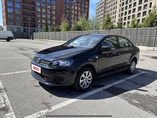2012 Volkswagen Polo V, чёрный, 575000 рублей, вид 1