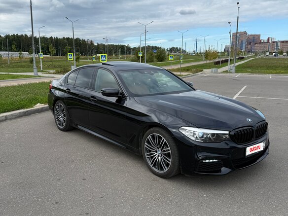 2020 BMW 5 серии 540i xDrive VII (G30/G31/G38), чёрный - вид 4