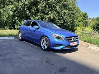 2013 Mercedes-Benz A-Класс 180 III (W176), голубой, 1387000 рублей, вид 4