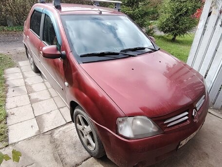 2008 Renault Logan I, красный, 200000 рублей, вид 2