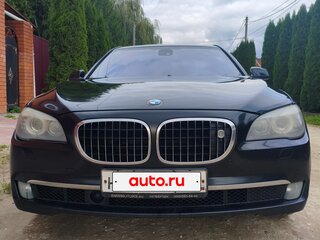 2009 BMW 7 серии Long 740Li V (F01/F02/F04), чёрный, 1350000 рублей, вид 3
