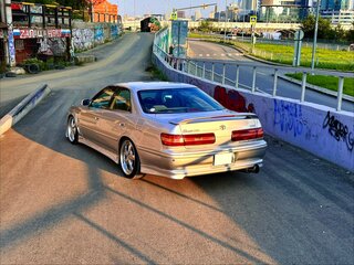 1997 Toyota Mark II VIII (X100), серый, 850000 рублей, вид 2