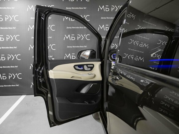 2026 Mercedes-Benz V-Класс 300 d длинный III (W447) Рестайлинг 2, чёрный - вид 7