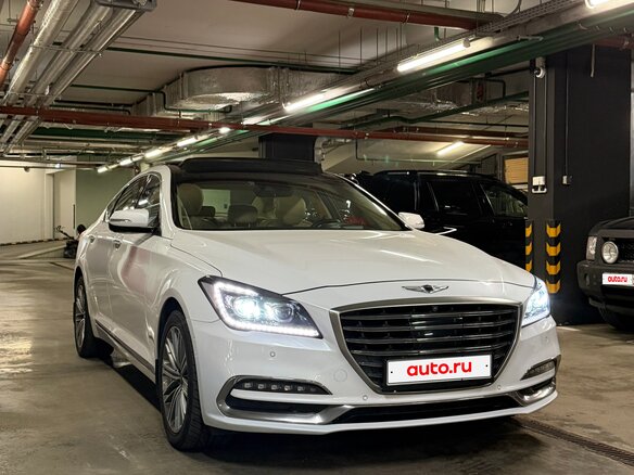 2017 Genesis G80 I, белый, 3000000 рублей - вид 1