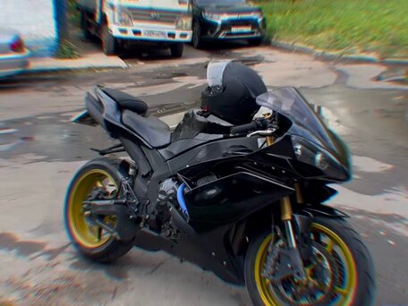 2007 Yamaha YZF-R1, чёрный, 670000 рублей, вид 3