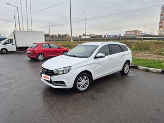 2019 Lada (ВАЗ) Vesta SW I, белый, 520000 рублей, вид 2