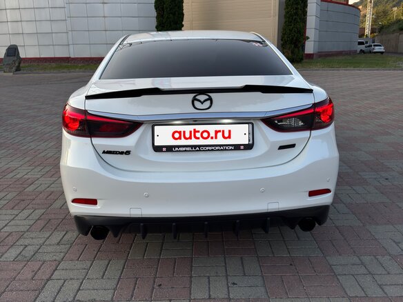 2015 Mazda 6 III (GJ) Рестайлинг, белый, 2150000 рублей - вид 5