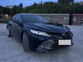 2019 Toyota Camry VIII (XV70), синий, 2550000 рублей, вид 5