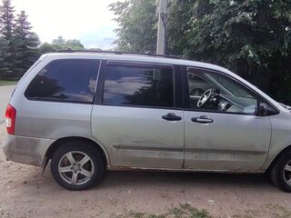 2001 Mazda MPV II (LW), серый, 210000 рублей, вид 3
