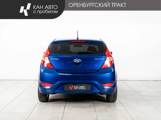 2013 Hyundai Solaris I, синий, 659000 рублей, вид 4