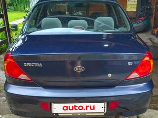 2008 Kia Spectra I Рестайлинг 2, синий, 310000 рублей, вид 4