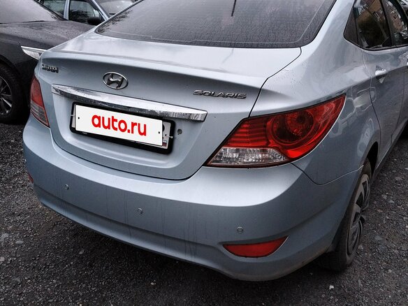 2011 Hyundai Solaris I, голубой, 640000 рублей - вид 6