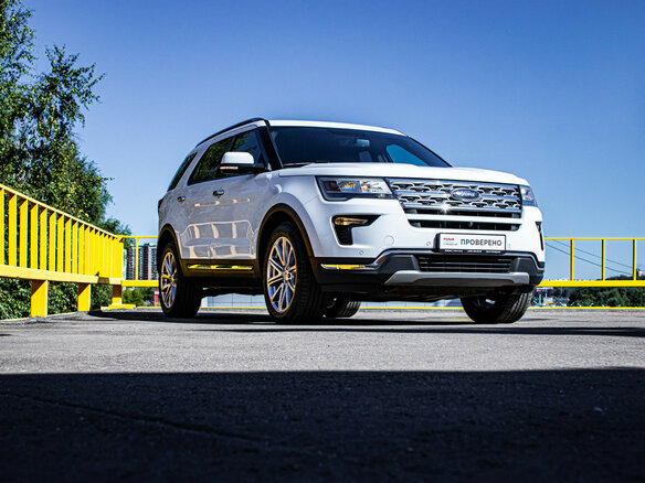 2018 Ford Explorer V Рестайлинг 2, белый - вид 2