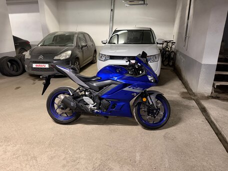 2021 Yamaha YZF-R3, синий, 499999 рублей, вид 3