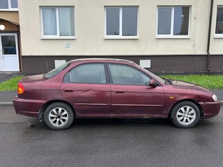 2006 Kia Spectra I Рестайлинг 2, красный, 220000 рублей, вид 4