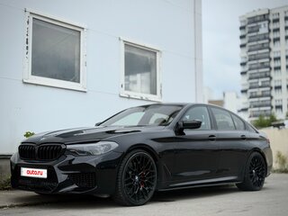 2017 BMW 5 серии 520d VII (G30/G31/G38), чёрный, 2790000 рублей, вид 2