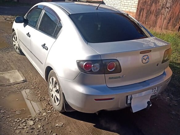 2007 Mazda 3 I (BK) Рестайлинг, серый, 290000 рублей - вид 1