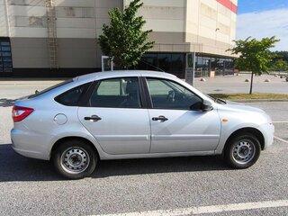 2016 Lada (ВАЗ) Granta I, серебристый, 345000 рублей, вид 4