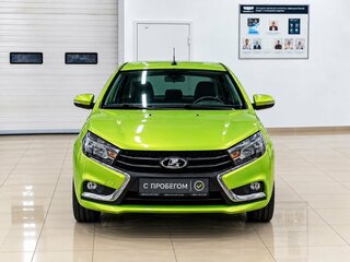 2016 Lada (ВАЗ) Vesta I, зелёный, 729900 рублей, вид 3