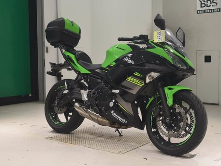 2019 Kawasaki Ninja 650, зелёный, 680000 рублей, вид 1