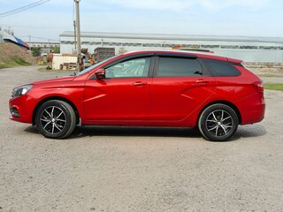 2021 Lada (ВАЗ) Vesta SW I, красный, 950000 рублей, вид 4