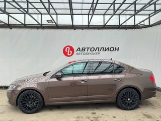 2015 Skoda Octavia III (A7), коричневый, 1200000 рублей, вид 2