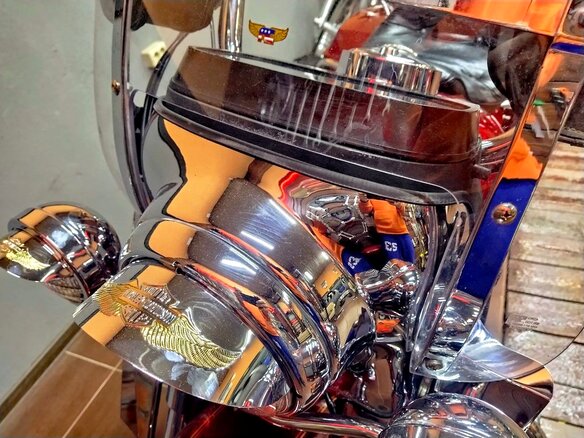 1991 Harley-Davidson Electra Glide, красный, 1200000 рублей - вид 8