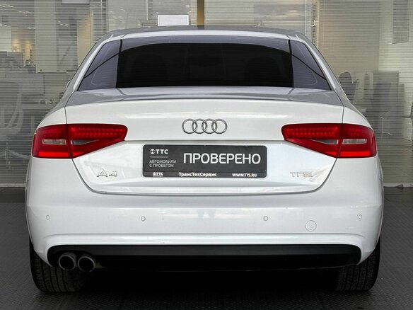 2014 Audi A4 IV (B8) Рестайлинг, белый - вид 5