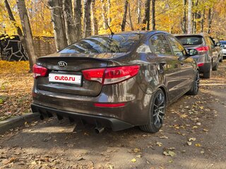 2015 Kia Rio III Рестайлинг, коричневый, 915000 рублей, вид 2